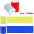 Фото #2 товара FLZONE 4 Rolls Reflective Tape for Safety Warning Tape Safety Marking Tape, Night Reflector Strip Tape, Strong Adhesion and Waterproof, Highly Reflective High Visibility 3 m
