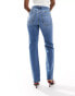 Фото #2 товара River Island straight jean in midwash blue