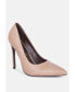 ფოტო #2 პროდუქტის brinkles weave pattern high heel pumps