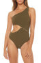 Фото #1 товара Red Carter 286236 Women's Peri Asymmetrical One-Piece Swimsuit, Size Medium
