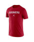 Фото #4 товара Men's Crimson Oklahoma Sooners Team Issue Velocity Performance T-shirt