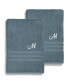 Фото #1 товара Textiles Turkish Cotton Personalized 2 Piece Denzi Bath Towel Set, 54" x 27"