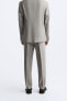 TEXTURED SUIT TROUSERS