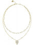 Love Me Tender Delicate Gold Plated Double Necklace JUBN03244JWYGT/U