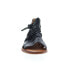 Фото #5 товара Miz Mooz Fuller Womens Black Leather Zipper Strap Sandals Shoes