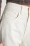 Фото #5 товара 90's Wide Leg Yüksek Bel Geniş Paça Uzun Beyaz Jean Pantolon B5007ax24sm