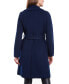 Фото #2 товара Women's Wool Blend Belted Wrap Coat