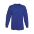 Фото #2 товара Hanes T-Shirt Men's XL Blue 100% Cotton Long Sleeve Tee Stretch Crew Neck