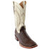 Фото #2 товара Ferrini Full Quill Ostrich Square Toe Cowboy Mens Size 8 2E Casual Boots 10193-