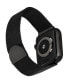 Black Stainless Steel Mesh Band Compatible with 38/40/41mm Apple Watch