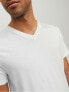 Pánské triko JJEORGANIC Standard Fit 12156102 White