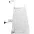 Фото #7 товара InLine Cable guide/shelf for under-table mounting - white