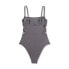 Фото #5 товара Women's Square Neck Strappy Side Ribbed One Piece Swimsuit - Shade & Shore