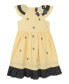 ფოტო #4 პროდუქტის Little Girls Bumble Bee Flutter Sleeve Seersucker Dress