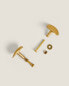 Фото #4 товара Golden metal door knob pack