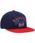 Фото #3 товара Men's Navy, Red Houston Rockets Hardwood Classics Gradient Wordmark Snapback Hat