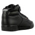 Фото #5 товара Мужские кроссовки повседневные черные кожаные высокие демисезонные на липучке  Reebok Exofit HI