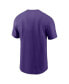 Men's Purple Minnesota Vikings Yard Line Fashion Asbury T-shirt