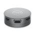 Dell USB-C Mobile Adapter – DA310 - Wired - USB 3.2 Gen 2 (3.1 Gen 2) Type-C - 10,100,1000 Mbit/s - Silver - 3840 x 2160 pixels - 1920 x 1080 pixels