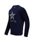 Фото #2 товара Men's Navy Dallas Cowboys Prep Knit Sweater