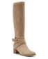 Фото #1 товара Women's Maelie Knee High Microsuede Regular Calf Boots