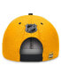 Фото #3 товара Men's Gold, Black Boston Bruins Authentic Pro Snapback Hat