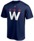 Фото #2 товара Men's TJ Oshie Navy Washington Capitals 2020/21 Alternate Authentic Stack Name and Number T-shirt