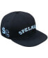 Men's Black Spelman College Jaguars Arch Over Logo Evergreen Snapback Hat