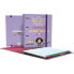 Ring binder Mafalda Carpebook Lilac A4 (2 Units)