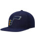 Фото #1 товара Men's Navy Utah Jazz Ground 2.0 Snapback Hat