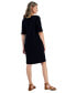 Women's Cotton Boat-Neck Elbow-Sleeve Dress, Created for Macy's