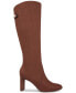 Women's Adelayde Knee High Thin Block-Heel Dress Boots, Created for Macy's