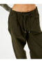 Фото #5 товара Paraşüt Pantolon Oversize Cepli Beli ve Paçaları Lastikli Stoperli Pamuklu