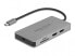 Delock 87004 - Wired - USB 3.2 Gen 1 (3.1 Gen 1) Type-C - 85 W - 1.4/2.2 - 10,100,1000 Mbit/s - Grey - фото #1