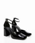 Фото #1 товара Women's Patent Leather-Effect Heeled Shoes