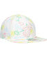 Men's White Miami Heat Palm Trees and Waves Golfer Adjustable Hat - фото #3