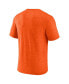 Фото #2 товара Men's Heathered Orange Cleveland Browns Tri-Blend Sporting Chance T-shirt