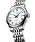 ფოტო #2 პროდუქტის Women's Swiss Automatic Chronometer Record Stainless Steel Bracelet Watch 30mm