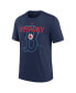 ფოტო #3 პროდუქტის Men's Navy Boston Red Sox Rewind Retro Tri-Blend T-shirt