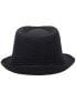 Фото #3 товара Мужская шляпа черная фетровая Simplicity Mens Manhattan Fedora Hat Designed Black Color Cap
