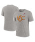 ფოტო #1 პროდუქტის Men's Heather Gray USC Trojans Blitz Evergreen Legacy Primary Tri-Blend T-Shirt