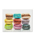 Jennifer Redstreake '9 Macarons' Canvas Art - 14" x 19"