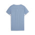 Фото #2 товара Puma Run Favorites Velocity Logo Crew Neck Short Sleeve T-Shirt Womens Blue Casu