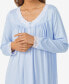 Фото #4 товара Women's Sweater-Knit Lace-Trim Nightgown