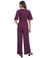 Women's Flutter-Sleeve Wide-Leg Jumpsuit