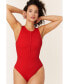 Фото #1 товара Women's Malibu Snap Front One Piece Swimsuit