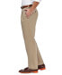 Фото #4 товара Men's Premium No Iron Khaki Classic Fit Pleat Hidden Expandable Waist Pants