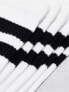 Фото #3 товара Weekday 3-pack stripe sport socks in white with black stripe