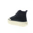 Diesel S-Hanami Mid X Mens Black Canvas Lace Up Lifestyle Sneakers Shoes