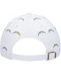 Фото #2 товара Women's White Los Angeles Chargers Team Confetti Clean Up Adjustable Hat